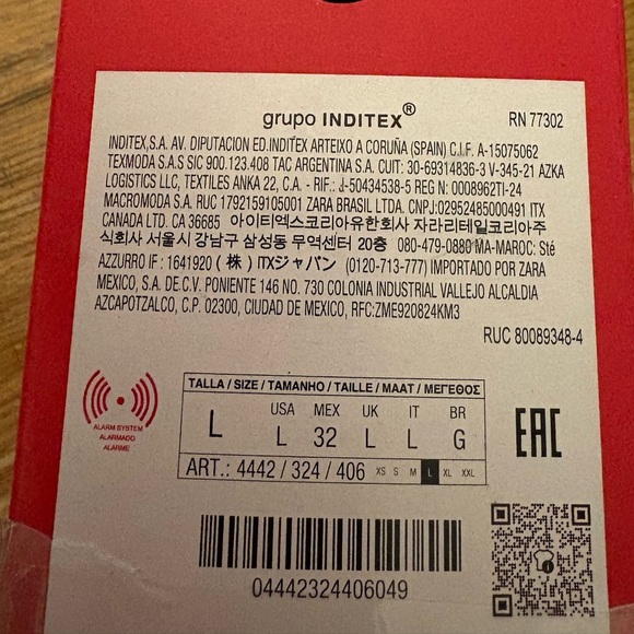 **RARE-**Nib- Zara Man-LABEL POPLIN BOXERS X HARRY LAMBERT-L - Picture 3 of 4